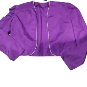 90s Satin Purple Women's Jacket